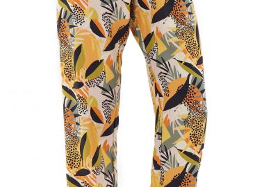 Παντελόνι Υφασμάτινο Freddy Άνετο με Φλοράλ Σχέδιο S2WGSP1C-FLO24 Γυναικείο - Freddy - 