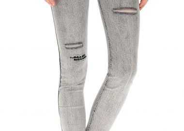 Παντελόνι Υφασμάτινο Freddy Wr.Up Skinny In Distressed Light Grey Denim With Embroidery S8-EWRS-WRUP1RA04E-J3N Γυναικείο - Freddy - 