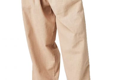 Παντελόνι Υφασμάτινο Free People Lotta Love Linen OB1626316-SAND Γυναικείο - Free People - 