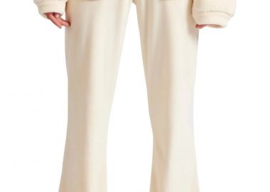 Παντελόνι Υφασμάτινο Funky Buddha Βελουτέ Flare Fit FBL010-100-02-CHALK Γυναικείο - Funky Buddha - 