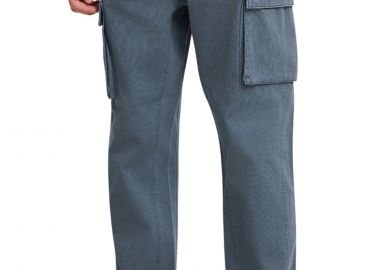 Παντελόνι Υφασμάτινο Funky Buddha Cargo FBM013-032-02-DUSTY BLUE Ανδρικό - Funky Buddha - 