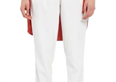 Παντελόνι Υφασμάτινο Funky Buddha Casual FBL007-106-02-OPTIC WHITE Γυναικείο - Funky Buddha - 