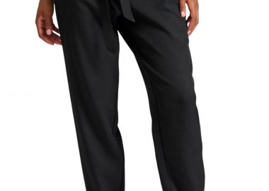 Παντελόνι Υφασμάτινο Funky Buddha Casual Με Πιέτες FBL010-132-02-BLACK Γυναικείο - Funky Buddha - 