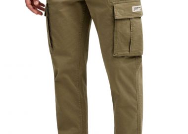 Παντελόνι Υφασμάτινο Funky Buddha Comfort Cargo FBM013-002-02-DUSTY KHAKI Ανδρικό - Funky Buddha - 