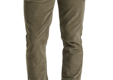 Παντελόνι Υφασμάτινο Funky Buddha Κοτλέ Chino FBM010-015-02-OLIVE Ανδρικό - Funky Buddha - 