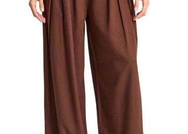 Παντελόνι Υφασμάτινο Funky Buddha Linen Blend FBL013-124-02-COCONUT SHELL Γυναικείο - Funky Buddha - 