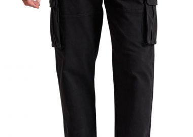 Παντελόνι Υφασμάτινο Funky Buddha Loose Fit Cargo FBM010-038-02-BLACK Ανδρικό - Funky Buddha - 