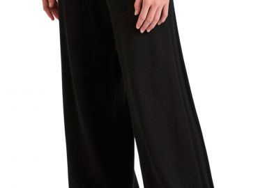 Παντελόνι Υφασμάτινο Funky Buddha Πλεκτό Casual FBL010-135-02-BLACK Γυναικείο - Funky Buddha - 