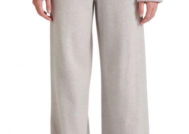 Παντελόνι Υφασμάτινο Funky Buddha Πλεκτό Casual FBL010-135-02-MD GREY MEL Γυναικείο - Funky Buddha - 