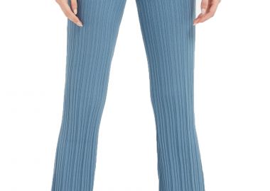 Παντελόνι Υφασμάτινο Guess Carmella Rib Kick Flare W2YB49Z2YN2-A70H Γυναικείο - Guess - 