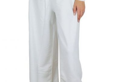 Παντελόνι Υφασμάτινο Kendal + Kylie Flare Loose KKW3701706-OFF WHITE Γυναικείο - Kendal + Kylie - 