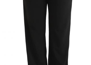 Παντελόνι Υφασμάτινο Kendal + Kylie Gold Pleated Straight KKG3912013-BLACK Γυναικείο - Kendal + Kylie - 