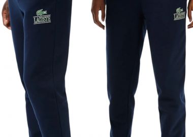 Παντελόνι Υφασμάτινο Lacoste Signature Print Sweatpants XH1211-166 Ανδρικό - Lacoste - 