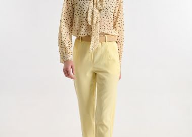 Παντελόνι Υφασμάτινο Με Ζώνη & Slim Γραμμή -  - 