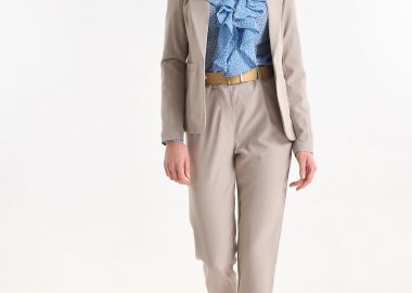 Παντελόνι Υφασμάτινο Με Ζώνη & Slim Γραμμή -  - 