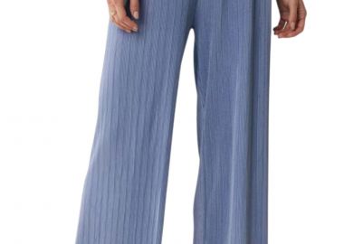 Παντελόνι Υφασμάτινο Mexx Elastic Wide Leg Pants MF007006451W-Mid Blue Γυναικείο - Mexx - 