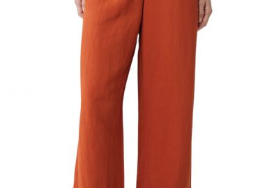 Παντελόνι Υφασμάτινο Mexx Linen CF1337033W-Brick Γυναικείο - Mexx - 