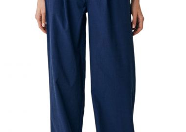 Παντελόνι Υφασμάτινο Mexx Straight leg pants with pockets MF007007141W-Navy Γυναικείο - Mexx - 