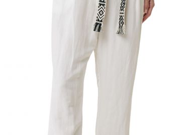 Παντελόνι Υφασμάτινο Mexx With Belt CF1340033W-Off White Γυναικείο - Mexx - 