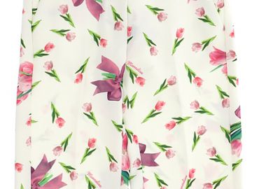 Παντελόνι Υφασμάτινο Monnalisa Cropped Floral 115428 5679-9995 Κορίτσι - Monnalisa - 