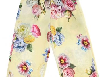 Παντελόνι Υφασμάτινο Monnalisa Floral 715404 5652-0014 Κορίτσι - Monnalisa - 