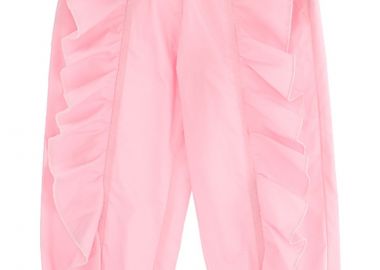 Παντελόνι Υφασμάτινο Monnalisa Με Βολάν 175405 5020-0090 Κορίτσι - Monnalisa - 