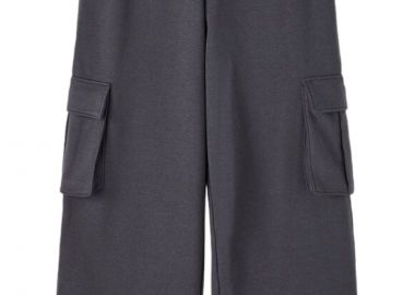 Παντελόνι Υφασμάτινο Name It Ocalia Sweat Wide 13222431-India Ink Κορίτσι - Name It - 