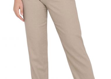 Παντελόνι Υφασμάτινο Only Onlcaro-Poptrash Easy Linen 15278710-Oxford Tan Γυναικείο - Only - 