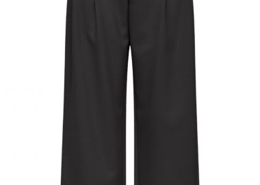 Παντελόνι Υφασμάτινο Only Onldiane Hw Fold-Down Str Cc Tlr 15311326-Black Γυναικείο - Only - 