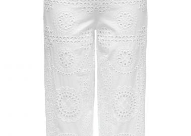 Παντελόνι Υφασμάτινο Only Onllila Zindy Life Wvn 15319154-Bright White Γυναικείο - Only - 