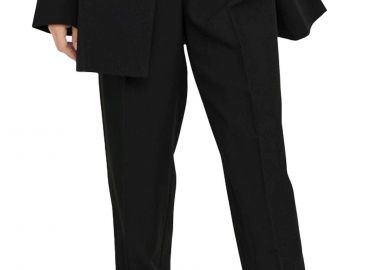 Παντελόνι Υφασμάτινο Only Onlmathilde High Waist Wide 15279728-Black Γυναικείο - Only - 