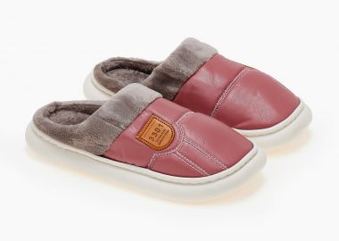 Παντόφλες δερματίνη - Ροζ - Issue - 