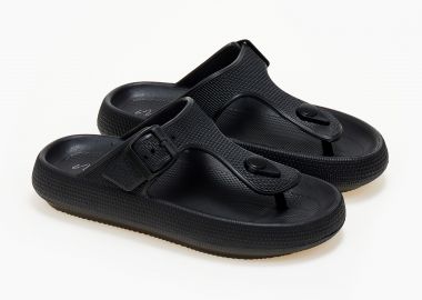 Παντόφλες Δίσολες - Μαύρο - Issue - 