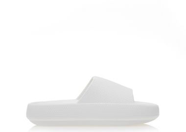 Παντόφλες λευκές λάστιχο ΛΕΥΚΟ - Tsoukalas - 