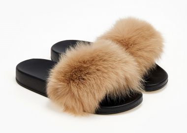 Παντόφλες με γούνα - Πούρο - Issue - 