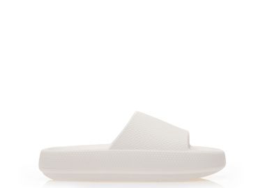 Παντόφλες μπεζ λάστιχο ΜΠΕΖ - Tsoukalas - 