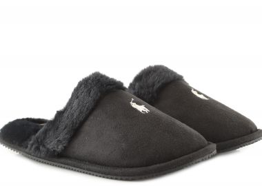 Παντόφλες Polo Ralph Lauren Summit Scuff II RF103293-BLACK Γυναικείο - Polo Ralph Lauren - 