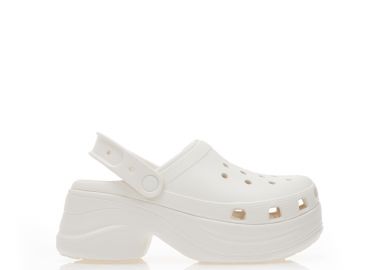 Παντόφλες σαμπό λευκές λάστιχο ΛΕΥΚΟ - Tsoukalas - 