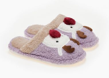 Παντόφλες ταρανδάκια - Μωβ - Issue - 