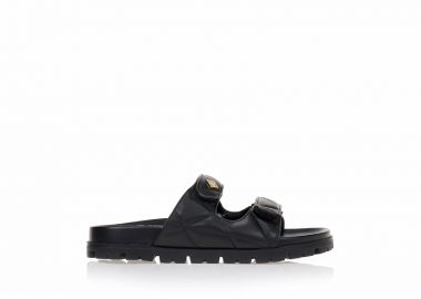 Παντόφλες TSOUKALAS καπιτονέ ΜΑΥΡΟ - Tsoukalas - 