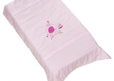 Πάπλωμα Βαμβακερό Λίκνου 70x100εκ. Elephant Ροζ 65221 - Ο Κόσμος του Μωρού - 