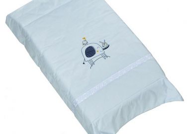 Πάπλωμα Βαμβακερό Λίκνου 70x100εκ. Elephant Σιέλ 65222 - Ο Κόσμος του Μωρού - 