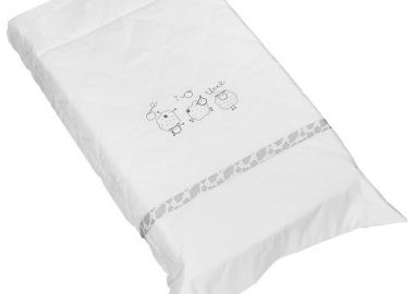 Πάπλωμα Βαμβακερό Λίκνου 70x100εκ. Sheep Γκρι 65295 - Ο Κόσμος του Μωρού - 