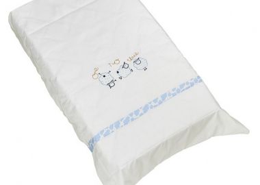 Πάπλωμα Βαμβακερό Λίκνου 70x100εκ. Sheep Σιέλ 65292 - Ο Κόσμος του Μωρού - 