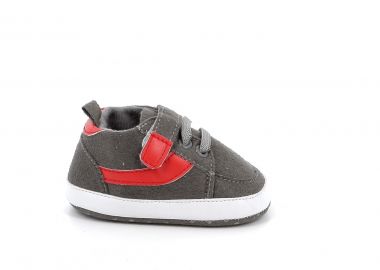 Παπούτσι Αγκαλιάς για Αγόρι Happy Baby Χρώματος Γκρι BB-C408.GR - HAPPY BABY - 