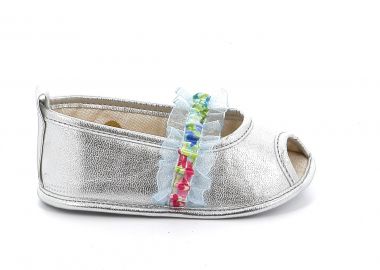 Παπούτσι Αγκαλιάς για Κορίτσι Aba Χρώματος Ασημί E93132 - ABA - 