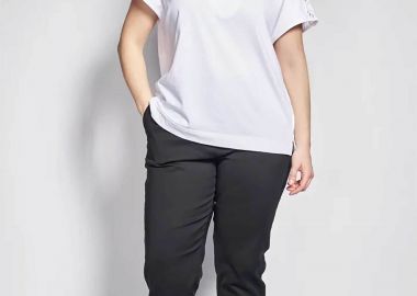 Parabita γυναικείο παντελόνι chino Straight Fit - 012610209706 Μαύρο - PARABITA - 