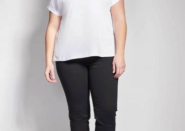 Parabita γυναικείο παντελόνι Slim Fit - 012610205378 Μαύρο - PARABITA - 
