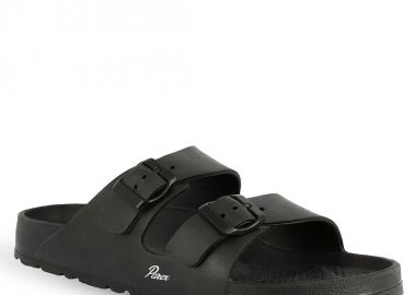 Parex Ανδρικές Παντόφλες Σαγιονάρες Δύο Φάσες 11817048.Β Μαύρο - PAREX - 