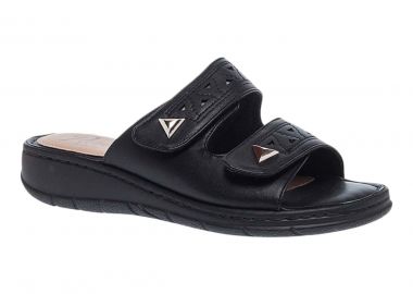 Parex Γυναικείες Παντόφλες Ανατομικές Comfort 12131024.B Μαύρο - PAREX - 